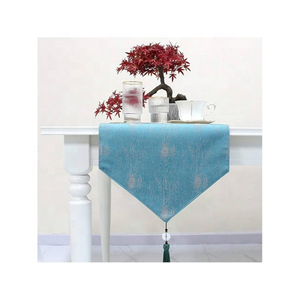 ผ้าคาดโต๊ะผ้าฝ้าย100% ทอทันสมัย210 GSM 280 TC ทนทานต่อคราบสกปรกได้รับการรับรองส่งออกจากอินเดีย - Product Image 1