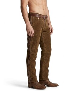 Pantalon en daim pour homme, toucher doux de qualité supérieure, coupe ajustée, style décontracté, vêtements de mode, fournisseur OEM personnalisé en gros pour les marques de détail - Product Image 3