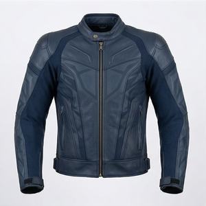 Chaqueta de Motociclista de Cuero Genuino para Hombre de la Mejor Calidad, Nueva Colección de Invierno, Chaquetas de Motocicleta con Protecciones Desmontables Personalizadas - Product Image 1