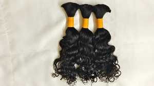 Cheveux humains indiens 100% naturels, ondulés, provenant de temples du sud de l'Inde, vendus en gros à prix d'usine - Product Image 6