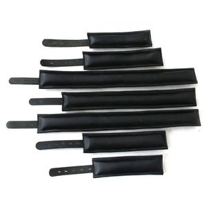 Juego de Muñequeras de Piel de Oveja Premium con Hebilla de Acero, Costuras Reforzadas y Acolchado de 4.5cm de Ancho - Product Image 3