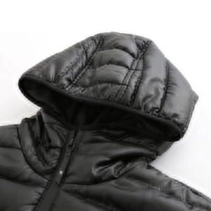 Mens Lightweight Winter Puffer Jacket Hooded Water Resistant Thermal Down <b>Coat</b> Wholesale - Product Image 3
