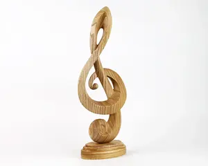 Sculpture musicale symbolique de l'amour, idéale pour les cadeaux de musiciens, la Saint-Valentin, les anniversaires ou les espaces inspirants, romantique et artistique. - Product Image 3
