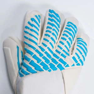 Best Quality Full-Finger Lightweight Goal Keeper <b>Gloves</b> for Adult Leather Punching Zone Fusion Cut 4mm Aqua <b>Grip</b> Soccer <b>Gloves</b> - Product Image 5