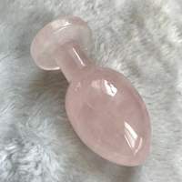 Œuf vaginal en quartz rose de haute qualité, cristal de guérison, œuf Yoni pour femmes, exercices de Kegel, pierre précieuse naturelle, vente en gros