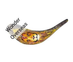 RAM shofar จากอิสราเอล14 " - 16": shofar RAM Horn แบบไม่มีกลิ่น Kosher | ปากเป่าเรียบสำหรับเป่าง่ายโดยสงสัยในต่างประเทศ - Product Image 6