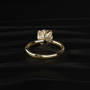 Anillo de diamante cultivado en laboratorio con corte brillante redondo, certificado por IGI, de color D a F, 2.00 ct, en oro, plata, amarillo, blanco, rosa, con brillo radiante y eternidad. - Product Image 2