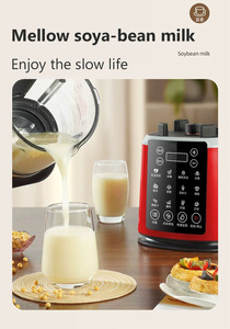 Blender portable OEM 1000W avec commande tactile, pot en verre borosilicate haute résistance, lames en acier inoxydable à faible bruit, étanche - Product Image 5