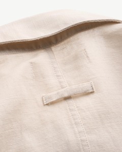High Quality Men's Short Sleeve Turn-down Collar <b>Single</b> Button Solid Knitted Breathable 100% Cotton Seersucker Regular Casual - Product Image 3