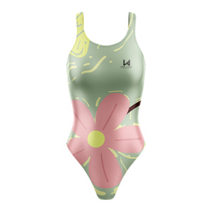 OEM ODM Women's Sublimated Eco Friendly Swimming Bodysuit Custom One Piece Swimsuit Quick Dry Swimwear Wholesale - Product Image 5