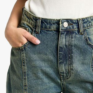 Pantalones Vaqueros de Mezclilla 100% Algodón, Servicio OEM, Diseño al por Mayor, Fabricante - Product Image 6