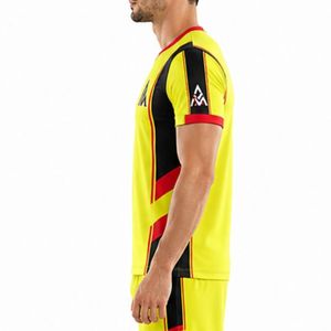 Service OEM – Nouveau design de maillot de football court 100 % polyester sublimé, séchage rapide, antibactérien, respirant, haute performance – Vente chaude - Product Image 6