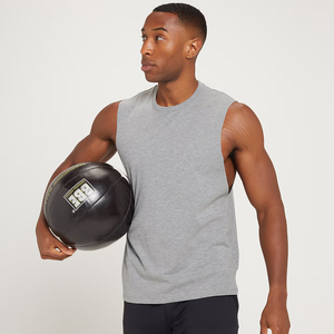 Camiseta Deportiva de Tirantes para Hombre, Cuello en V, Transpirable, de Fibra de Algodón/Bambú, Teñida con Técnica Tie-Dye, Estampada con Transferencia Térmica, Sólida, de Secado Rápido - Product Image 5