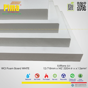 Custom Eco-Friendly PVC WPC Foam Board <b>Sheet</b> 10mm <b>Thick</b> 0.6 G/cm3 Density Black Color Durable <b>Plastic</b> for Furniture-Made - Product Image 1