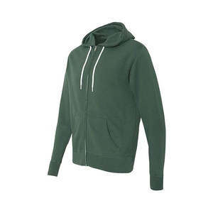 Sweat-shirts à fermeture éclair de haute qualité, coupe classique, vente en gros, 100% coton molletonné, coupe-vent, vêtements de mode pour hommes - Product Image 2