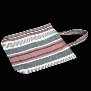 กระเป๋าผ้าแคนวาสลายทางย้อมสีคุณภาพเยี่ยมทันสมัย ผลิตจากผ้าฝ้าย 100% สำหรับการช้อปปิ้ง ราคาขายส่งถูกในอินเดีย - Product Image 2