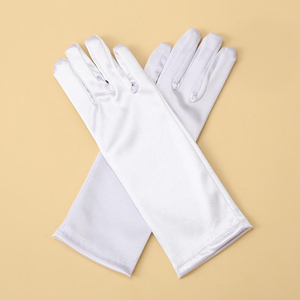 Wholesale Price Elbow <b>Long</b> Bridal Full-<b>Long</b> Fashionable Spandex/Polyester Unisex Black Evening <b>Gloves</b> - Product Image 5