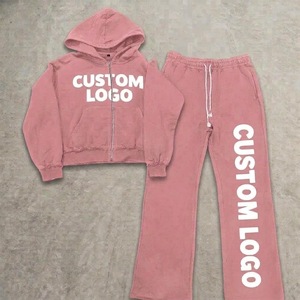 Fabricante de Sudaderas Personalizadas OEM ODM, Sudadera de Algodón Grueso con Lavado Ácido, Bordado, Apliques y Parches, Unisex, Ropa Urbana de Invierno - Product Image 2