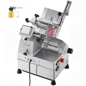 Affettatrice Elettrica per Gastronomia 500W, Lama Affilata in Acciaio 75Cr1 da 10 Pollici, Spessore Regolabile 0-0,67 Pollici per Affettare Carne - Product Image 1