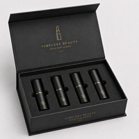 Boîte d'emballage rigide pliable personnalisée pour rouge à lèvres, boîte cadeau cosmétique magnétique de luxe, emballage écologique