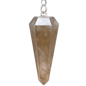 <b>Top</b> Selling Smoky Quartz <b>Crystal</b> Pendulum Conical Shape Polished Carving Beautiful Dowsing Tool Energy Healing Wholesale - Product Image 4