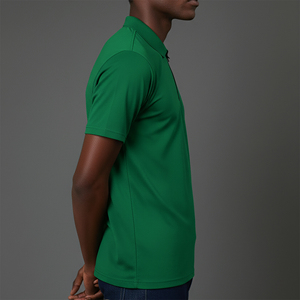 Hot Selling Custom Made Cotton Polyester Quater Zipper Polo T-Shirt For Men Solid Color <b>Classic</b> Fit Breathable Polo Shirt - Product Image 5