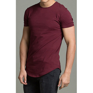 เสื้อยืดคอกลมแขนสั้นทรงปกติสำหรับผู้ชาย ผ้าฝ้ายถัก 100% เป็นมิตรกับสิ่งแวดล้อม น้ำหนัก 220 กรัม สีแดงเลือดหมู โลโก้ด้านหน้า สไตล์ลำลอง - Product Image 2
