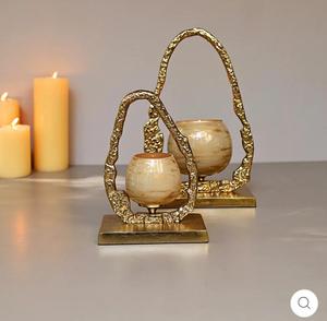 Modern Brass Table Lamp with White Fabric Drum Shade Warm <b>Light</b> Decorative <b>Lighting</b> for Bedroom - Product Image 1