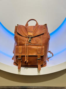Nouvel arrivage de sacs à dos en cuir pleine fleur faits à la main sacs à dos personnalisés en cuir véritable sacs à dos en cuir naturel vintage pour unisexe - Product Image 4