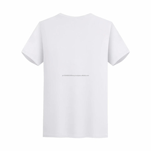 Wholesale China Customized Classic Round Neck Short Sleeve Blank <b>White</b> Plain Custom Printing <b>T</b> <b>Shirts</b> - Product Image 3