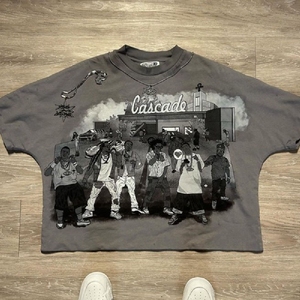 Camiseta Corta para Mujer a Precio Accesible, Estilo Americano, con Logotipo Personalizado, Top Corto de Algodón Suave, Ropa de Moda Femenina - Product Image 3