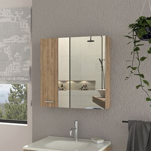 Armadietto da Bagno a 4 Ripiani con Specchio, Mensole di Qualità Premium per i Tuoi Oggetti Essenziali - Product Image 5