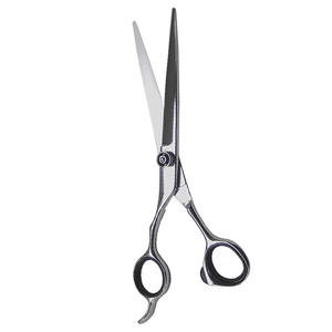 Ciseaux de barbier professionnels de qualité supérieure en acier inoxydable, tranchants, pour droitiers, manche moyen, non pliables, pour usage en salon - Product Image 5