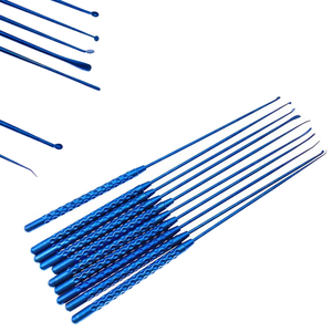 Tegra Surgical Micro Spatula Dissectors Set Stainless Steel Micro Curette Nerve Hook Vessel Hook German Surgical <b>Instrument</b> - Product Image 1