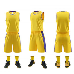 Nouvel ensemble d'uniformes de basketball unisexe 2026, imprimé, respirant, grande taille, coupe ajustée, séchage rapide - Product Image 2