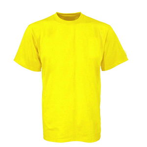 T-shirt personnalisé pour homme, col rond, manches courtes, coupe classique, 100% coton, respirant, séchage rapide, motif uni - Product Image 1