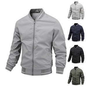 Streetwear Inspired Bomber <b>Jacket</b> Loose Fit Urban Silhouette Top Notch <b>Jackets</b> More Comfortable Daily Bomber Outerwear Oem - Product Image 1