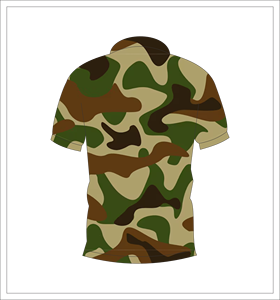 Camiseta Polo de Camuflaje Verde Marrón Beige para Hombre, Manga Corta, Estilo Casual Táctico, Camiseta de Golf - Product Image 2