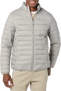 2026 Custom Plus Size Unisex Puffer Bubble <b>Jacket</b> <b>Light</b> Gray Winter Fashion Coat Heating <b>Waterproof</b> 100% Nylon Reversible - Product Image 1