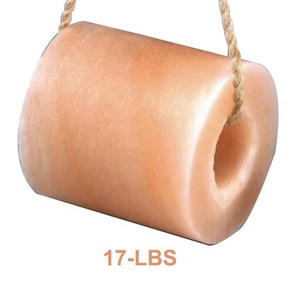 High Quality 6.5 LBS Organic Himalayan Rock Salt Lick Carved Christmas Animal Feng Shui Natural <b>Mineral</b> Salt <b>Lamp</b> Home Decor - Product Image 5