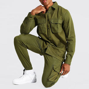 Premium Custom logo Design Jogger Set Tracksuit Wholesale Vendors Training Jogging Wear Private Label Cargo Nylon Tracksuit Men - Product Image 3