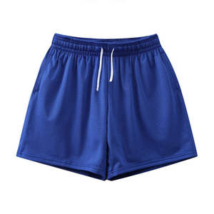 Men's White Mesh Shorts <b>Mid</b> Waist Breathable Casual Solid Color Woven Spandex/Polyester Waterproof Drawstring Closure High - Product Image 3