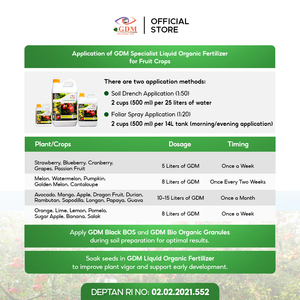 100% Best Liquid Organic Fertilizer GDM Bio Organic Fertilizer 100% Natural for Fruit in the Asian Market - Product Image 4