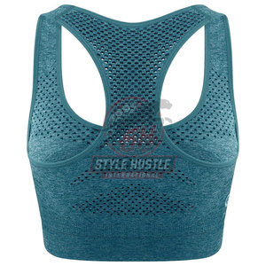 Sujetador deportivo acolchado sin costuras para mujer, sujetador deportivo para yoga, sujetador deportivo push-up para fitness, en venta en línea. - Product Image 3