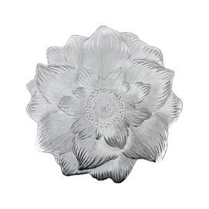 Manteles Individuales Florales Tabletex, Manteles Individuales Dorados, Manteles Individuales de <span class=keywords><strong>Vinilo</strong></span> para <span class=keywords><strong>Mesa</strong></span> de Comedor, Manteles Individuales Metálicos Reutilizables Brillantes Dorados para Bodas - Product Image 6