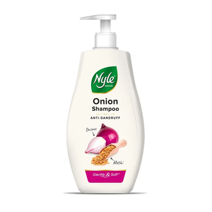 Champú herbal anticaspa sin sulfatos con cebolla y meti, diseñado para nutrir el cuero cabelludo y controlar la caída del cabello, 400 ml. - Product Image 1