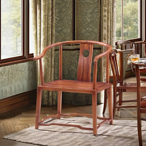 Chaise de salle à manger classique en teck de style Ming chinois, durable, confortable et écologique, pour la maison et le bureau - Product Image 3