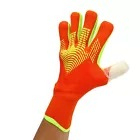 Guantes de Portero de Fútbol Transpirables con Cierre de Velcro, Palma de Cuero Antideslizante, Protección Impermeable para Dedos y Pulgar, Unisex, para Entrenamiento - Product Image 3
