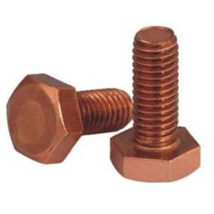 Boulon conducteur durable résistant à la corrosion, fixations filetées en cuivre haute résistance, quincaillerie industrielle robuste - Product Image 1