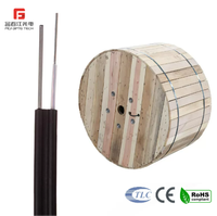 Câble de communication aérien à fibre optique FCJ Mini Fig8 GYXTC8Y, prix usine, 4, 6, 8, 12 fibres, G652D, PE, PVC, LSZH